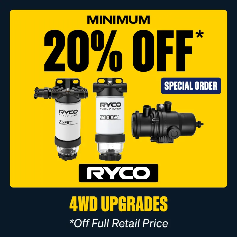 Minimum 20% OFF Ryco 4WD Upgrades