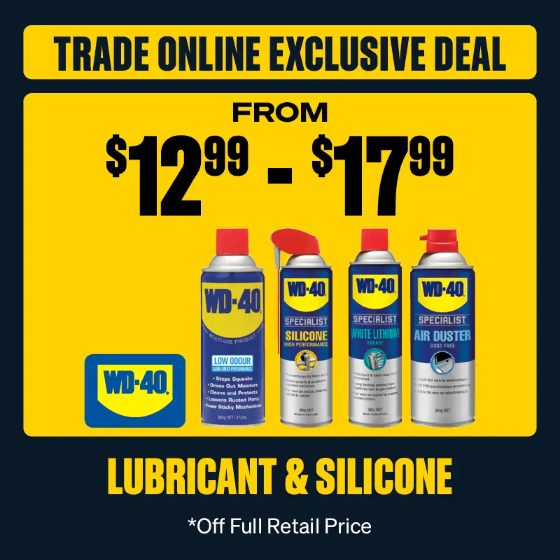 Trade Online Exclusive Deals - WD40 Lubricants and Silicon