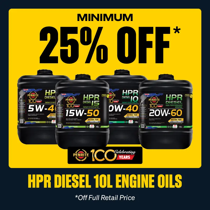 Minimum 25% OFF penrite HPR DIesel 10L Engine Oils