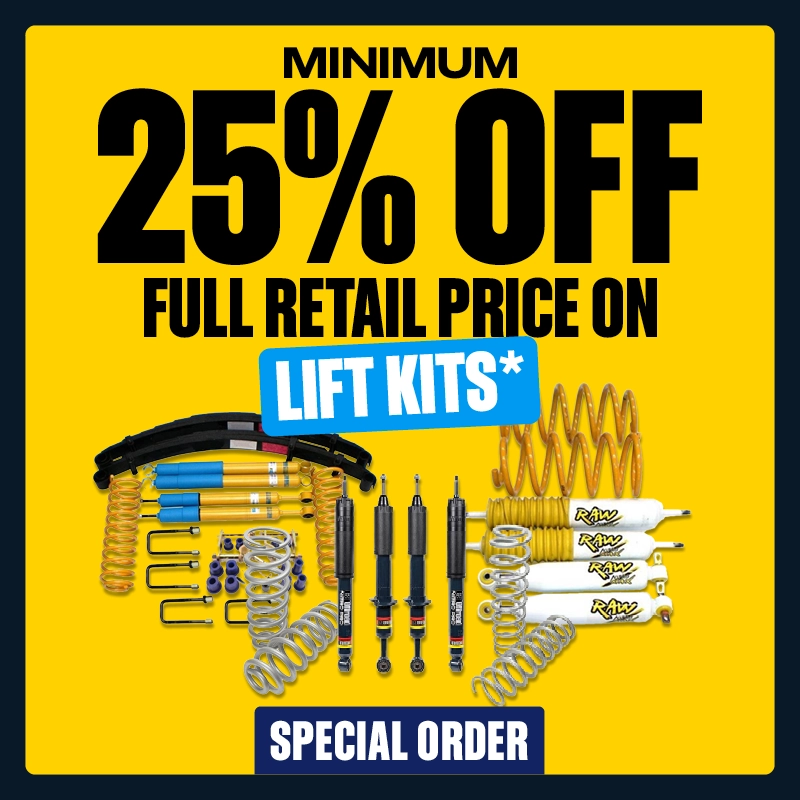 Min 25% OFF Lift Kits