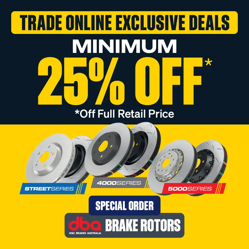 Trade Online Exclusive Deals - Minimum 25% OFF DBA Brake Rotors