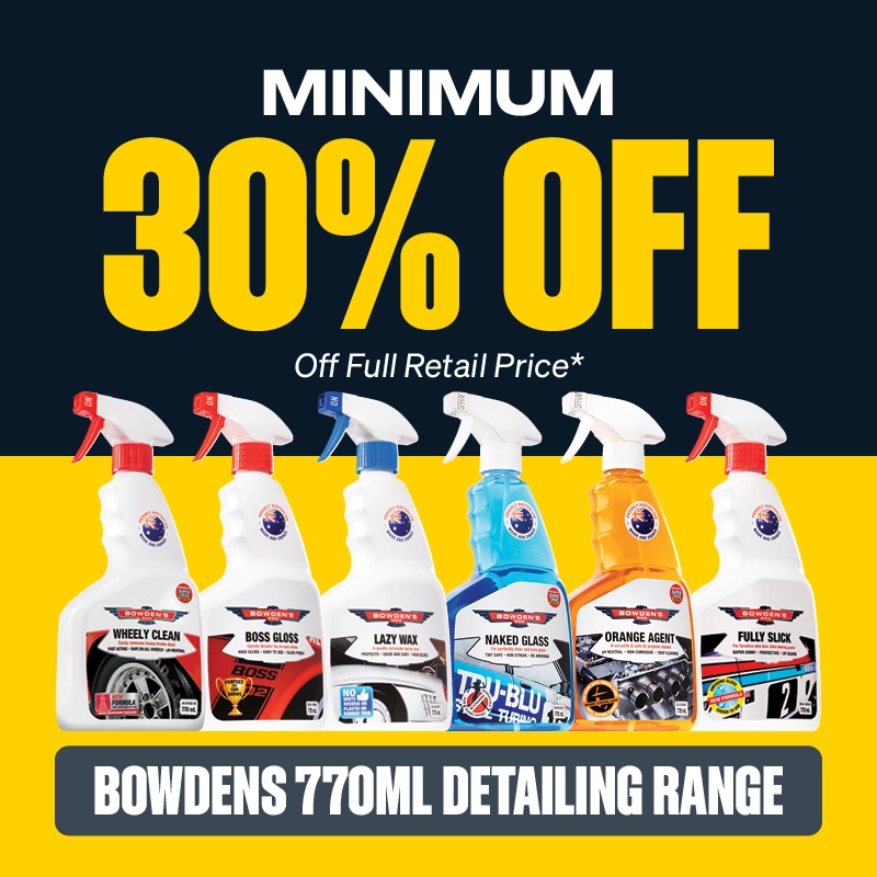 Min 30% OFF Bowdens 770ML Detailing Range