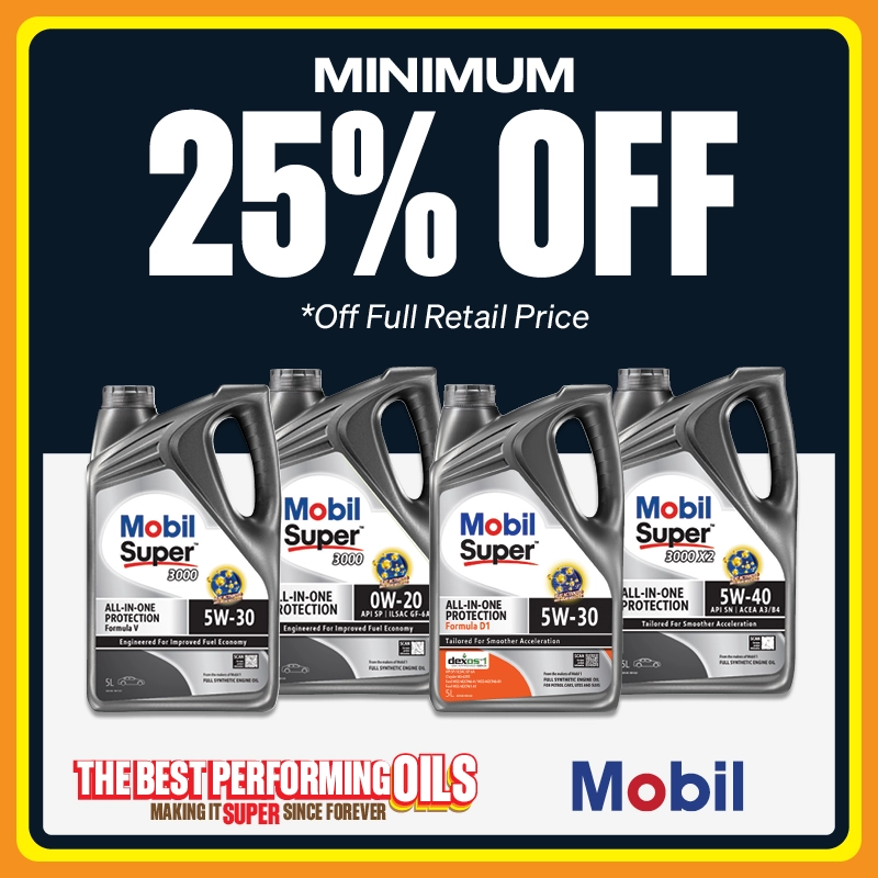 Min 25% OFF Select Mobil  + GWP