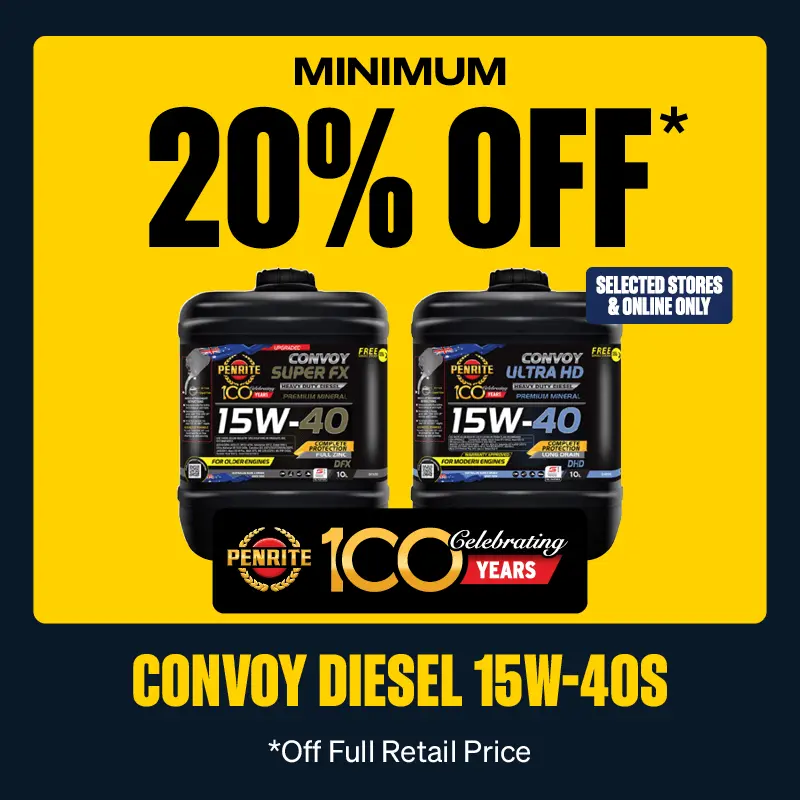 Minimum 20% OFF Penrite Convoy Diesel 15W-40s