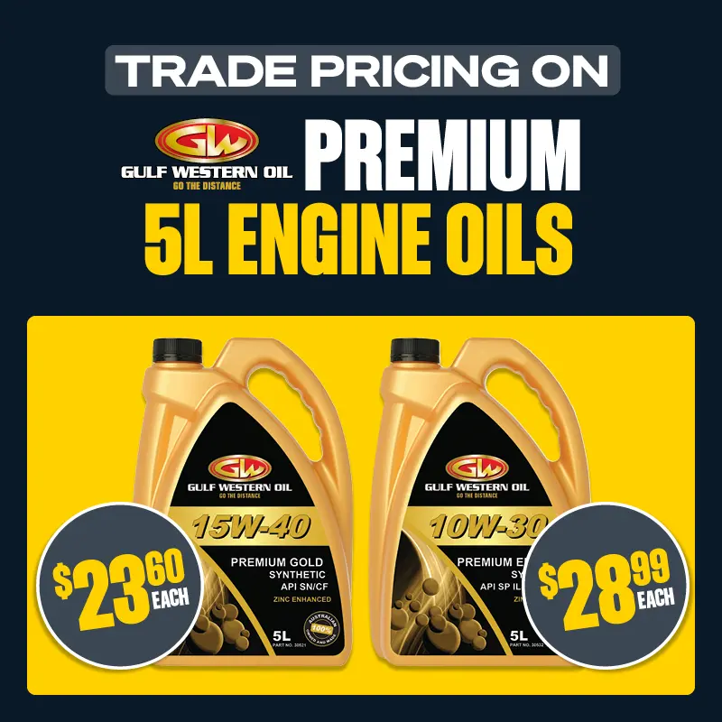 Trade Pricing on Selected Gulf Western 5L Engine Oils