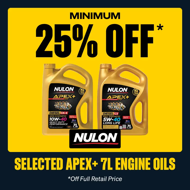 Minimum 25% OFF Select APEX+ 7L Engine Oils
